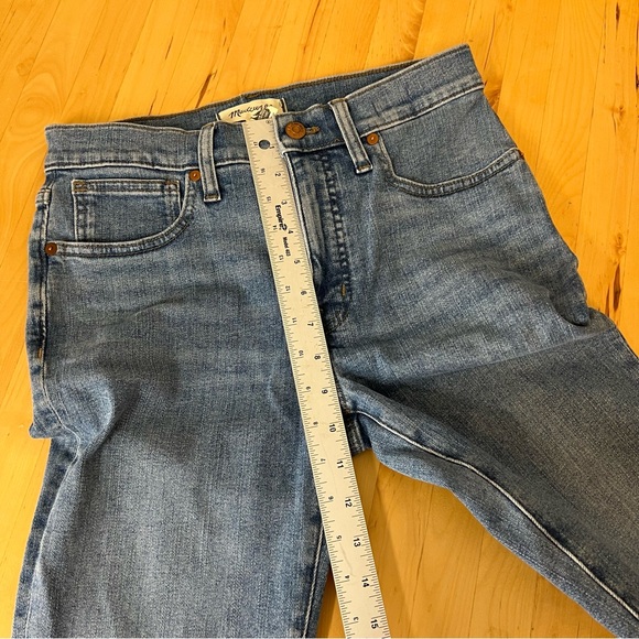 Madewell Blue Denim 9" Mid-Rise Skinny Jeans Women Casual Medium Wash Size 27. - Picture 6 of 11